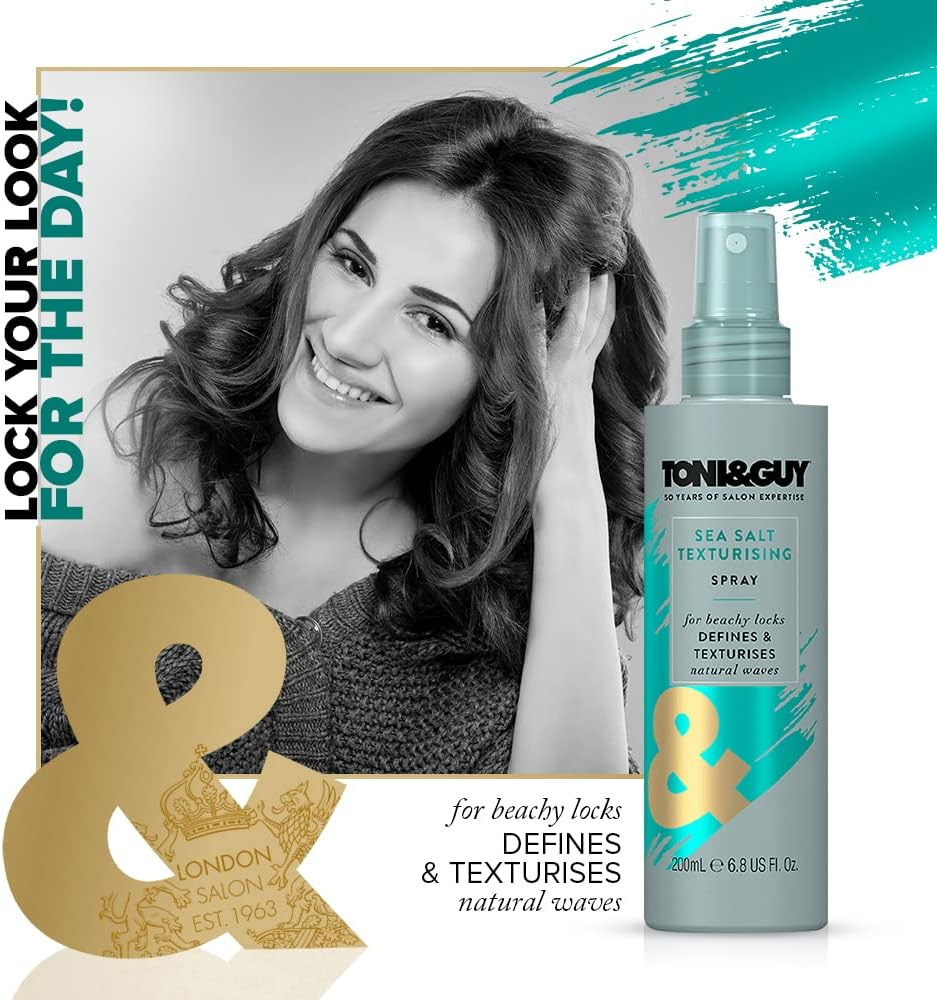 Toni&Guy Salt Spray, Casual Sea, 6.8 Oz image number 1