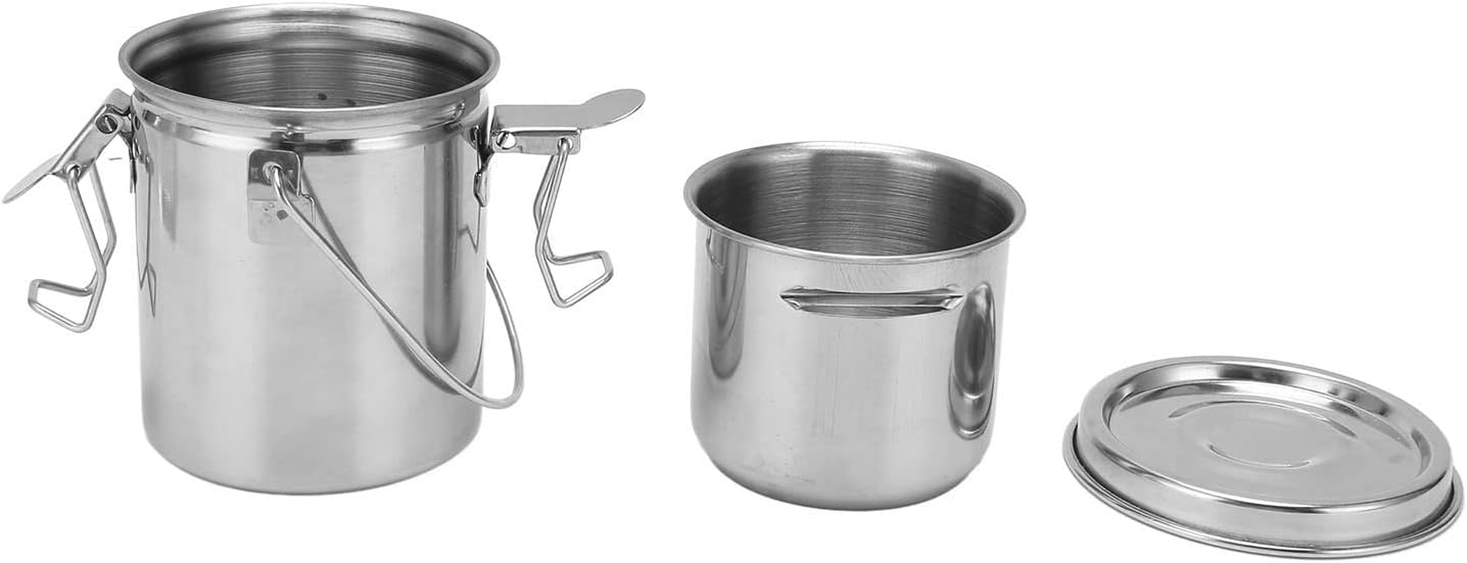 Paint Brush Washer, Stainless Steel Artist Oil Paint Brush Washer, with Lid and Filter Screen for Oil Painting, Airtight Brushs Cleaner for Painting image number 5