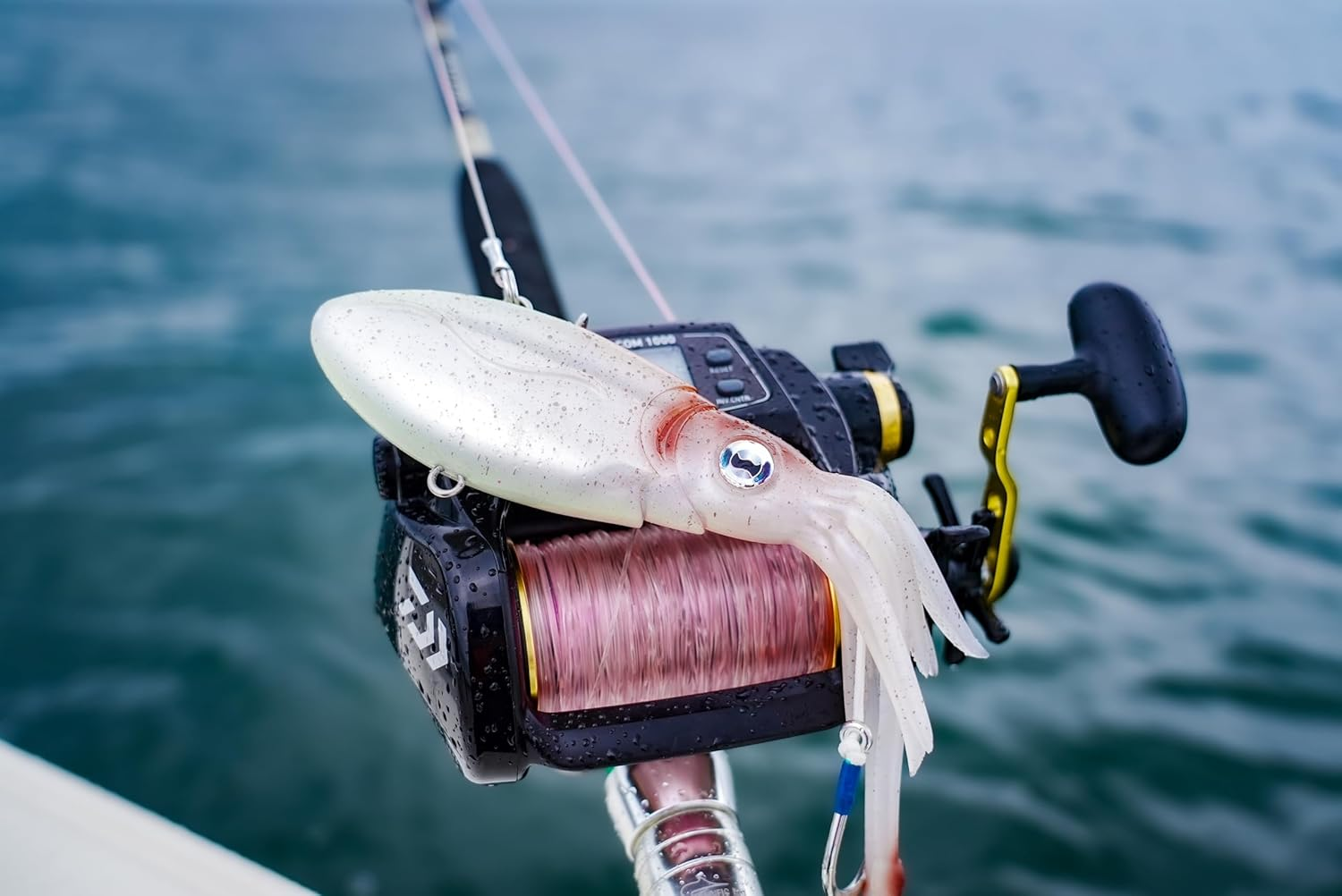 Nomad Design Squidtrex 170 Vibe 170Mm - 250G Lures - Soft Offshore Soft Vibe WTG - White Glow 170Mm - 250G image number 1