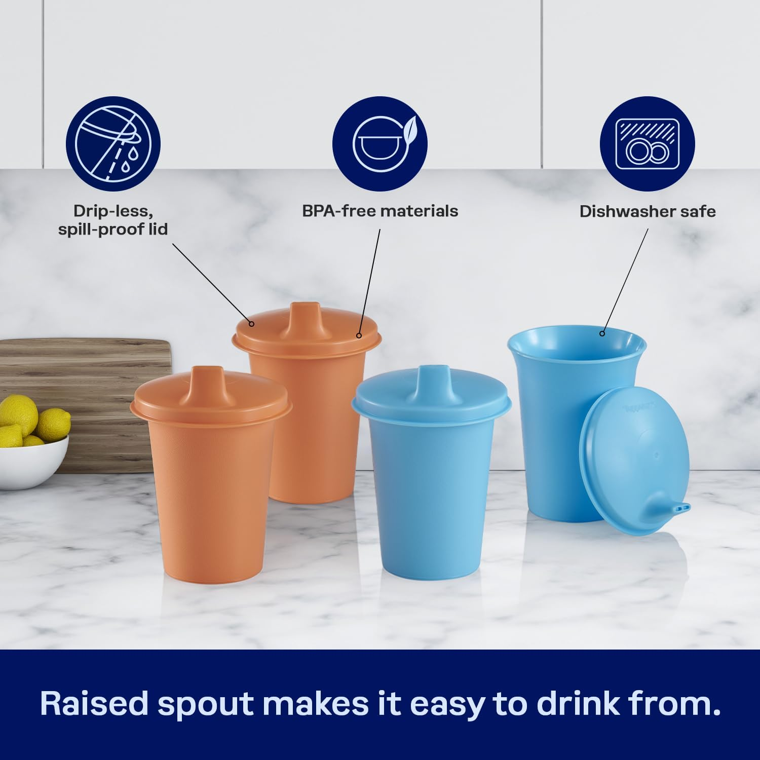 Tupperware Bell Tumblers & Sipper Seal Set - Dishwasher Safe & BPA Free image number 5
