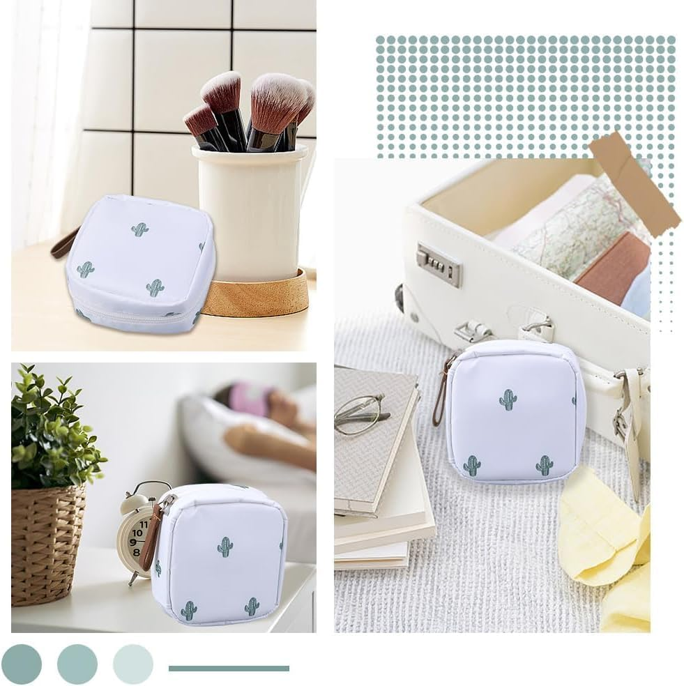 Small Makeup Bag Purse Organizer Pouches Flamingo Decorative Zipper Handbag Lipstick Cosmetic Storage Bag Waterproof Organizer Pouches for Women Gifts Travel Accessories image number 4