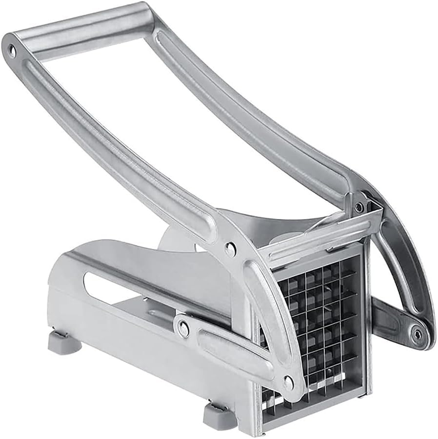 Potato Chipper,Vegetable Veggie Machine,French Fry Cutter,Manual Potato Strip Cutter,Stainless Steel Cutting Machine, for Potato, Onion,Vegetables,Cucumber