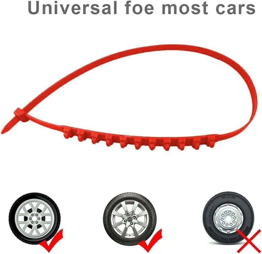 SUIOPPYUW Easy to Install Nylon Anti-Slip Chain for Winter Automotive Wheel Tyre High Performance Car Motorcycle Outdoor Snow Tire image number 6