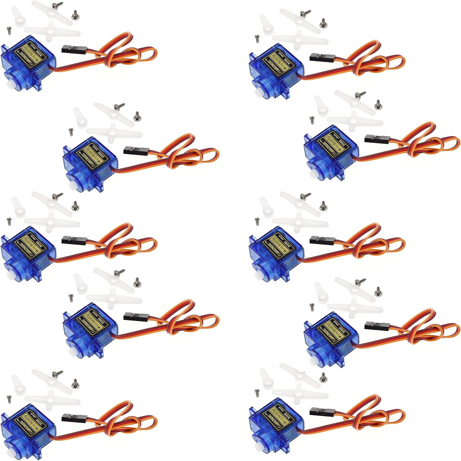 10Pcs SG90 Micro Servo Motor Mini SG90 9G Servo image number 3