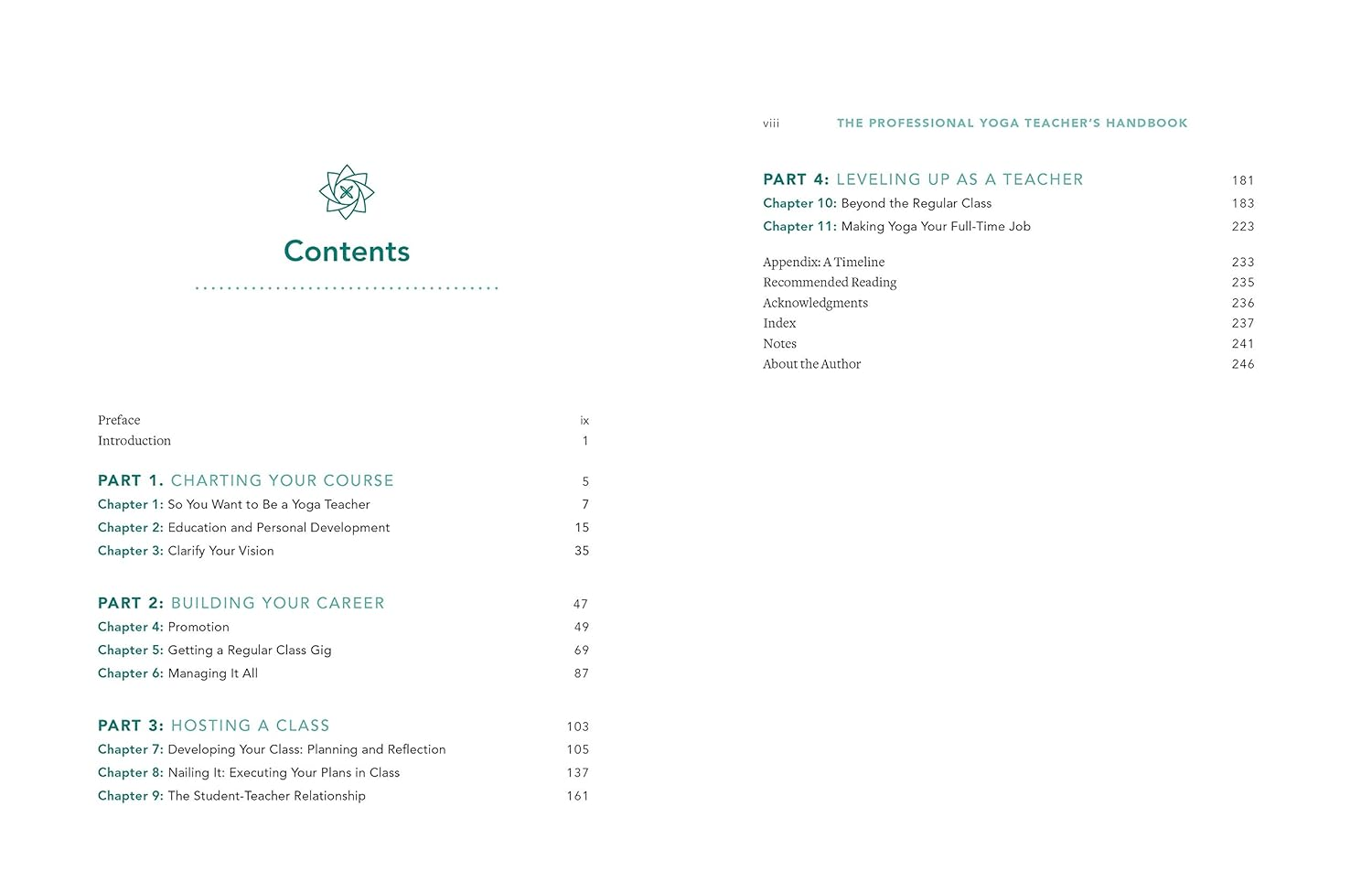 Professional Yoga Teacher'S Handbook: the Ultimate Guide for Current and Aspiring Instructors - Set Your Intention, Develop Your Voice, and Build Your Career