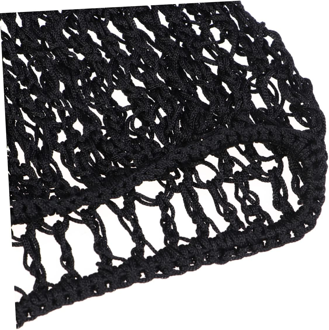 SHERCHPRY Breathable Rayon Hair Net Snood Bands for Sleeping Stretchy Elastic Hair Net Cover Fits for Reenacting Great Present for Family and Friends Black - Red image number 3