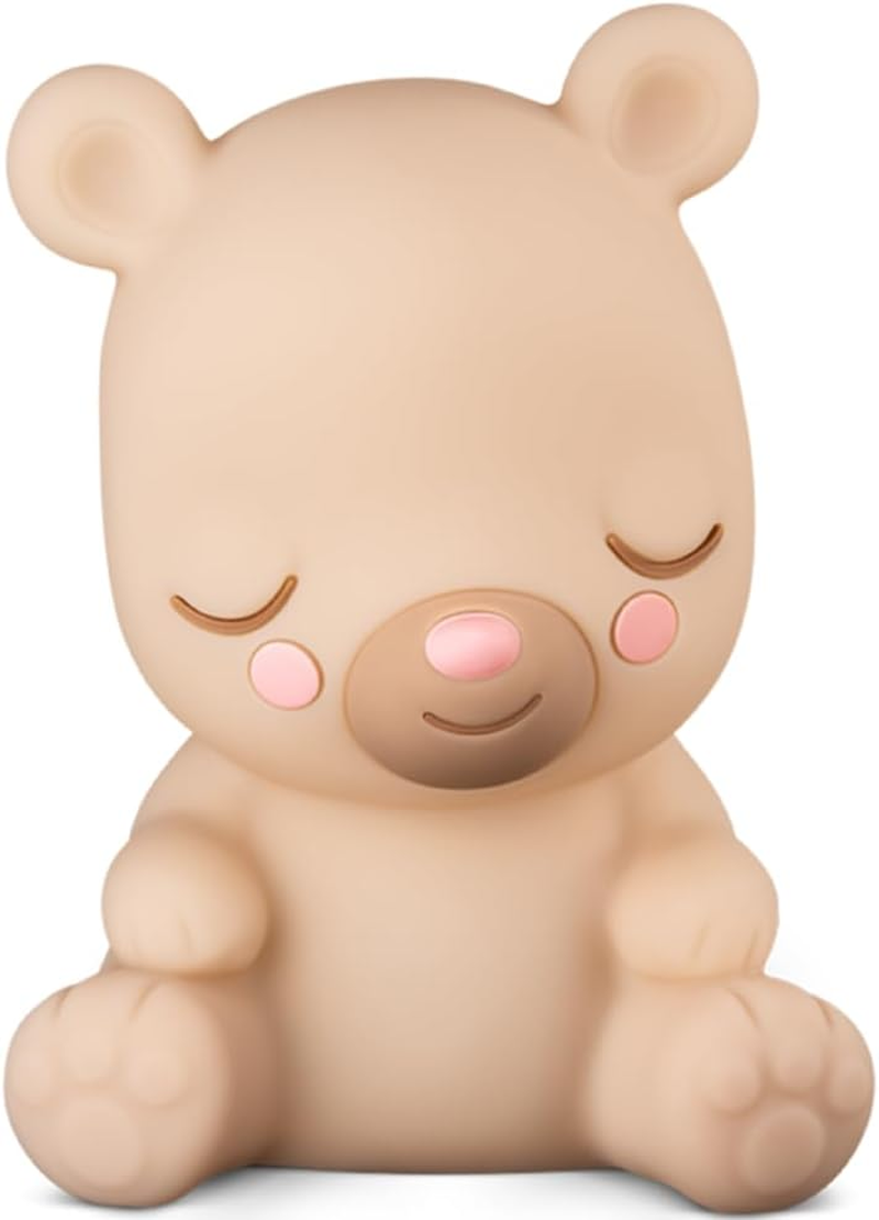 Tonies Night Light - Sleepy Bear Audio Play Character from Sleepy Friends | Warm Glow | 75 Minutes of Beautifully Composed Melodies | Record Your Own Bedtime Stories image number 3