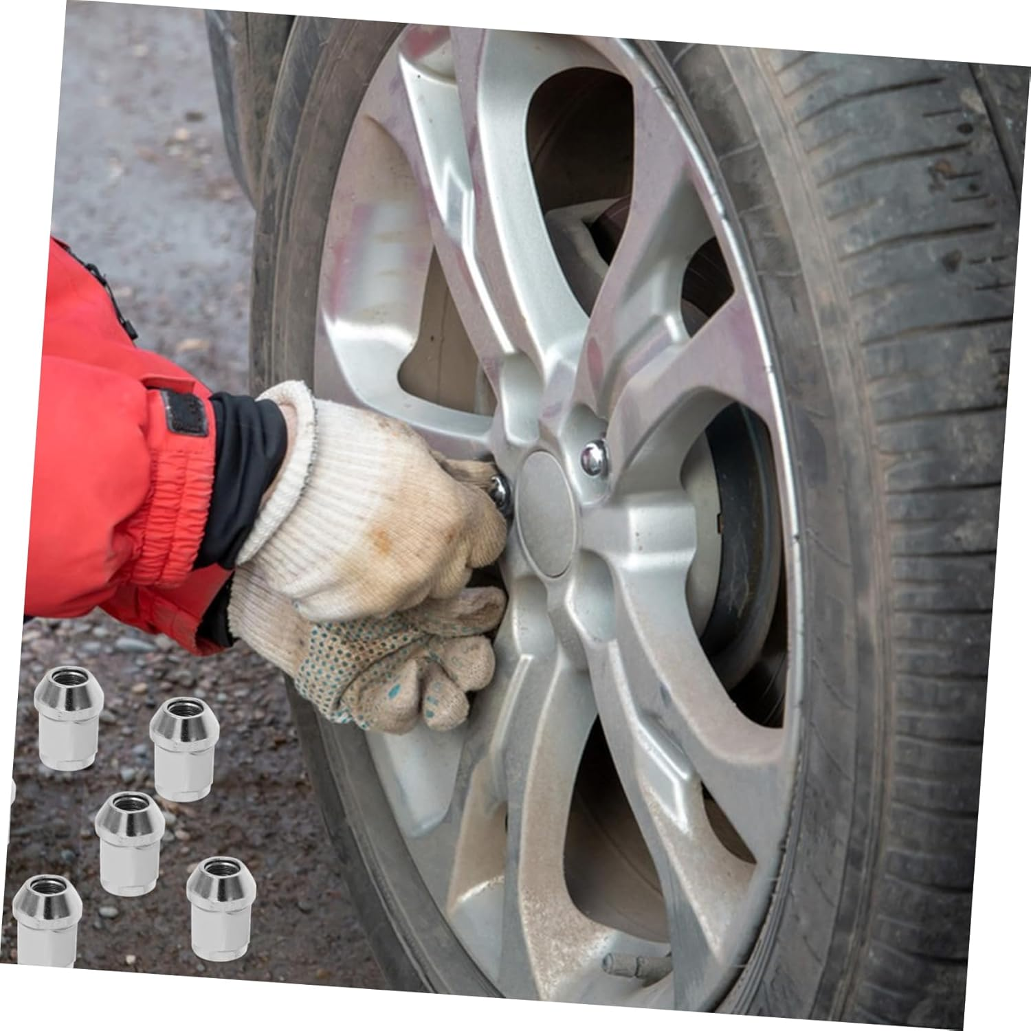 HEALEEP 10Pcs Wheel Nut Lock Keys Lug Nut for Automotive Wheel and Tire High Durability image number 4