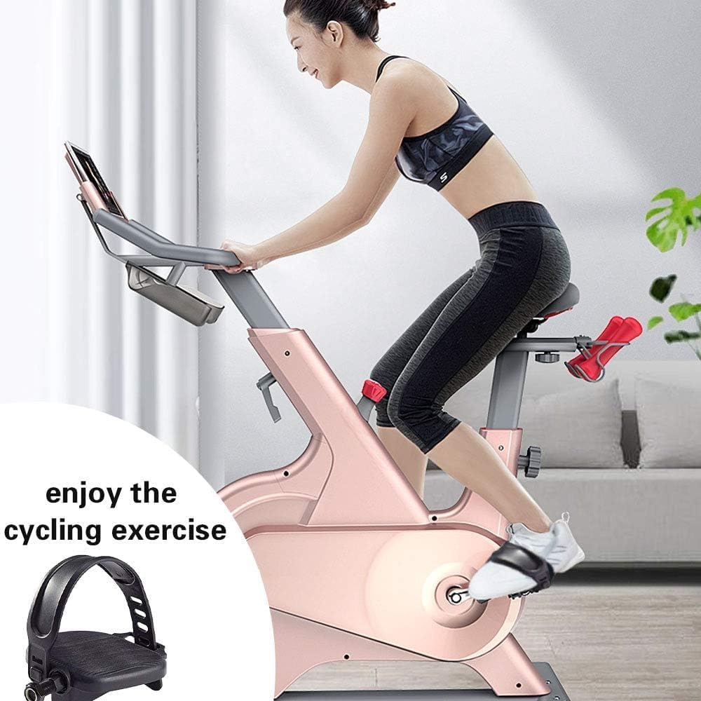 Universal Pedal Strapfor Exercise Cycle Home or Gym,2Pcs Adjustable Length Universal Pedal Strap,Adjustable Exercisebikepedal Strap,Non-Slip Exercise Bike Pedal Strap,Universal Bicycle Pedal Strap image number 5