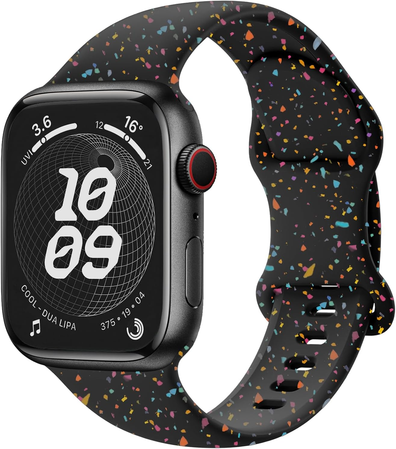 Sport Bands for Apple Watch Band 40Mm 41Mm 38Mm 44Mm 45Mm 46Mm 42Mm Iwatch Bands for Women Kids Men,Cute Recycled Plastic Silicone Strap for Apple Watch Series 10 9 8 7 6 5 4 3 SE 2Nd Ultra/2 49Mm