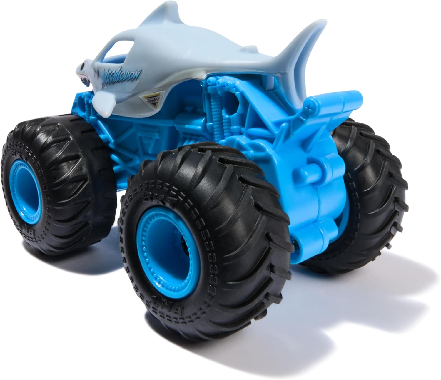 Monster Jam, Official Megalodon Remote Control Monster Truck with Ramp, Small 1:64 Scale RC Cars Kids Toys for Boys and Girls Ages 4 and Up image number 2