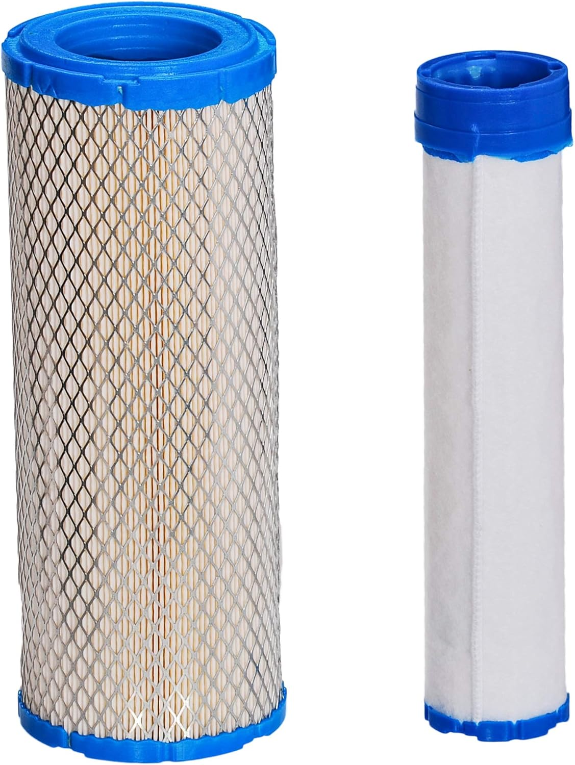 HIFROM Replacement for Air Filter & Pre Filter Cleaner Oil Filter Spark Plug Tune up Kit for Kawasaki FH601D FH680D FH721D FX651V FX691V FX730V 25 HP Engines Replacement for 11013-7020 49065-7010