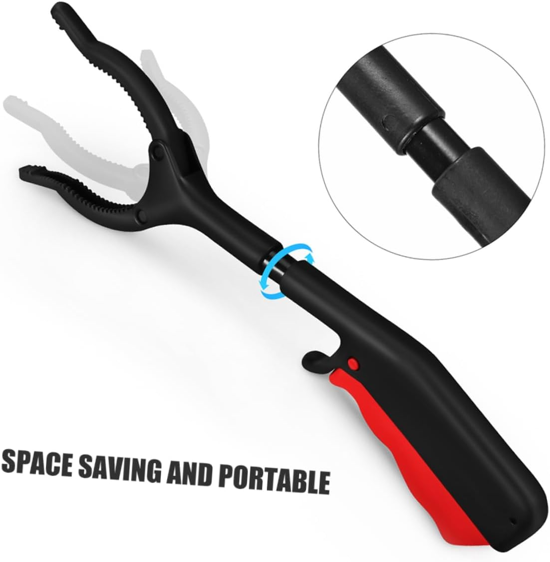 NOLITOY 2Sets Trash Picker Gripper Reacher Grabber Tool Handicap Accessories for Daily Living Reachers and Grabbers for Seniors Hand Grabber for Reaching Mini Grabber Tool Pickup 2Pcs*2