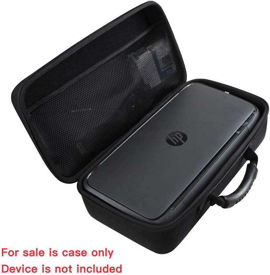 Hard EVA Travel Black Case for HP Officejet 250 All-In-One Portable Printer Wireless & Mobile Printing (CZ992A) by Hermitshell image number 1