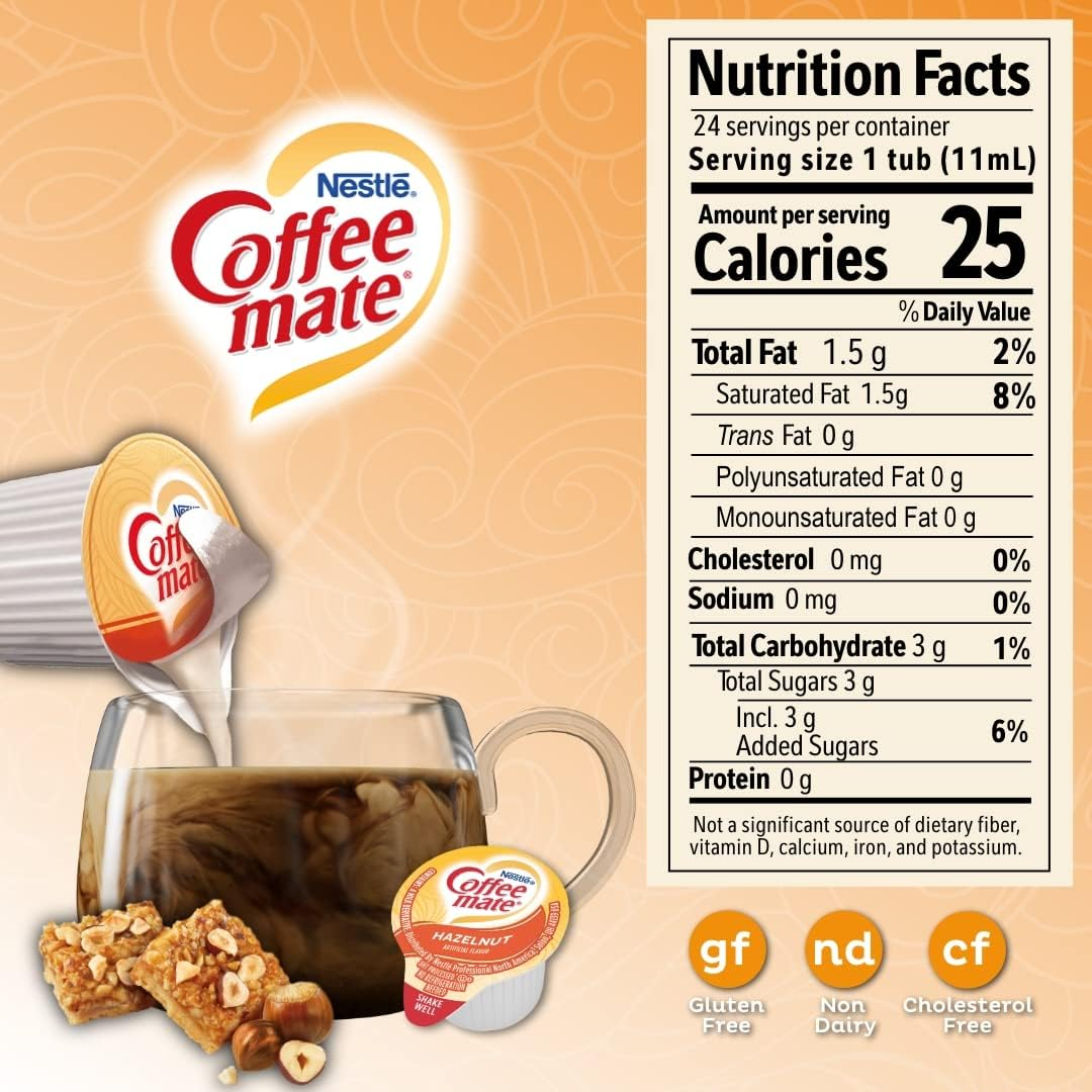 Nestle Coffee Mate Hazelnut Liquid Coffee Creamer Singles image number 2