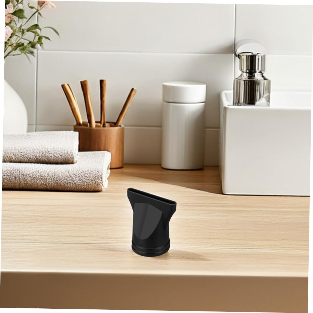 Minkissy 5Pcs Hair Dryer Accessories Diffuser Nozzle for Hair Dryer Plastic Diffuser Attachment image number 2