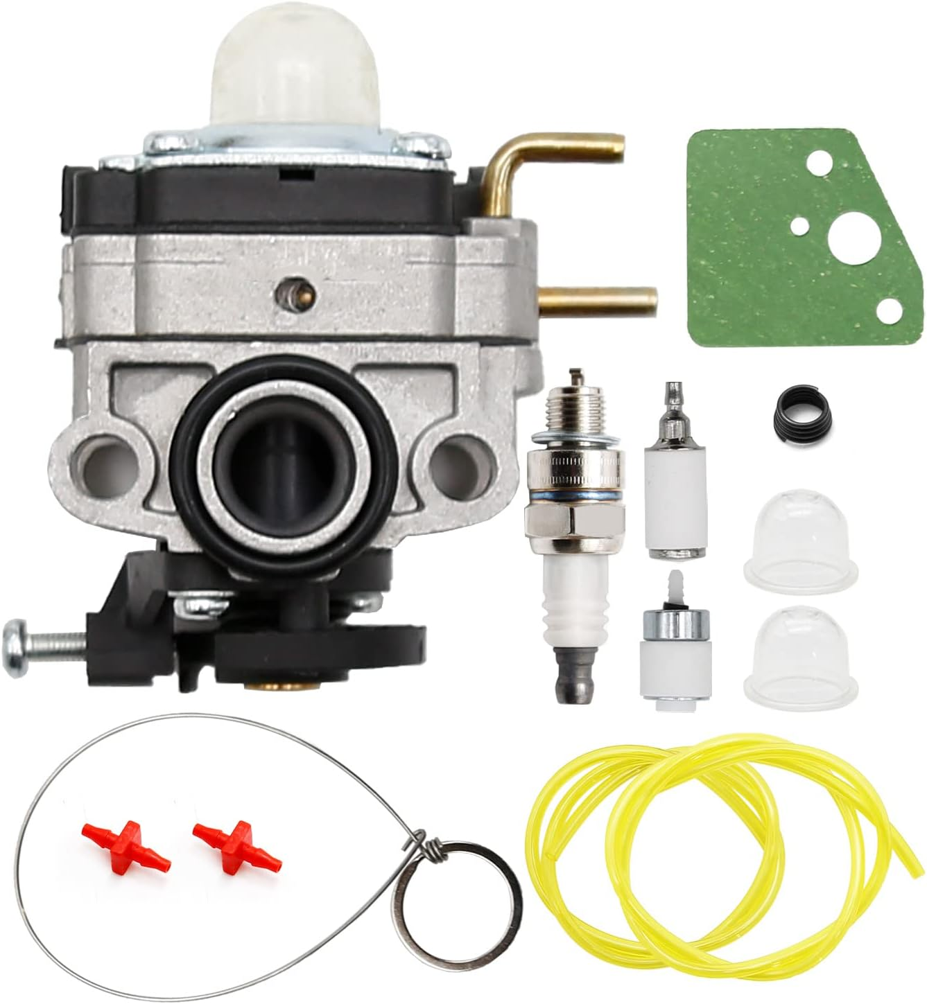 SYOWADA Carburetor Carb Kit Replacement for Troy-Bilt TB575EC TB539ES TB590EC Trimmer, Replacement for TB575EC 41ADT57C766 Gas String Trimmer image number 1