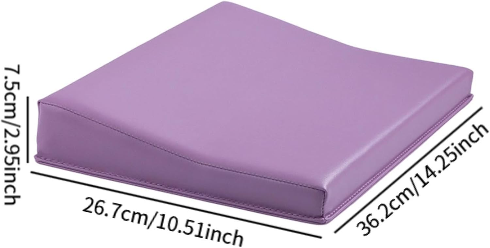 Eigell Nail Armrest,Nails Table Elbow Pad Waterproof Sponge Filler Hand Rest Manicure Hand Rest Pillow Cushion for Salon Nail Tech, Violet image number 1