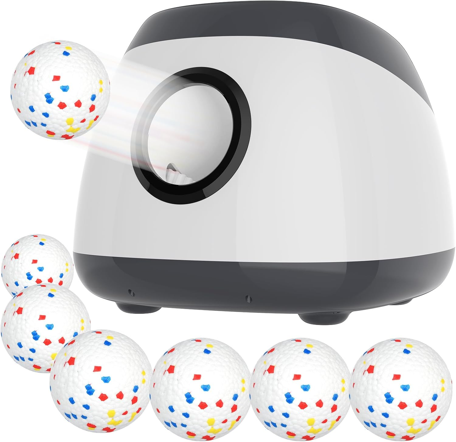 Advwin Large Ball Thrower for Dogs, Rechargeable Automatic Launcher with 6 Tennis Balls, 40-60-80Ft Launching Distance, Remote Control Ball Launcher for Medium & Large Dogs Indoor/Outdoor image number 3