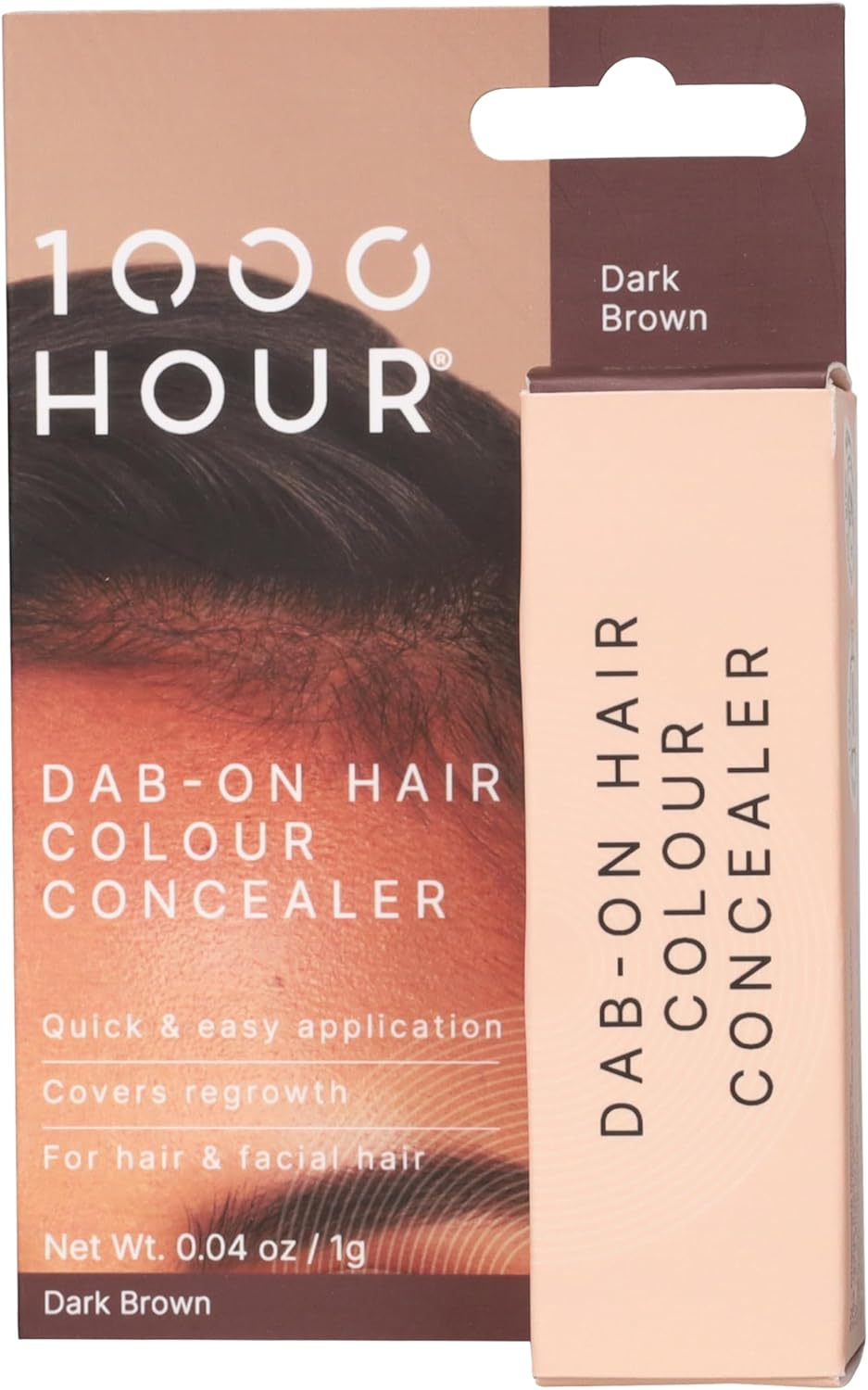 1000 HOUR Dab-On Hair Colour Concealer, Dark Brown - Light Brown Honey image number 4