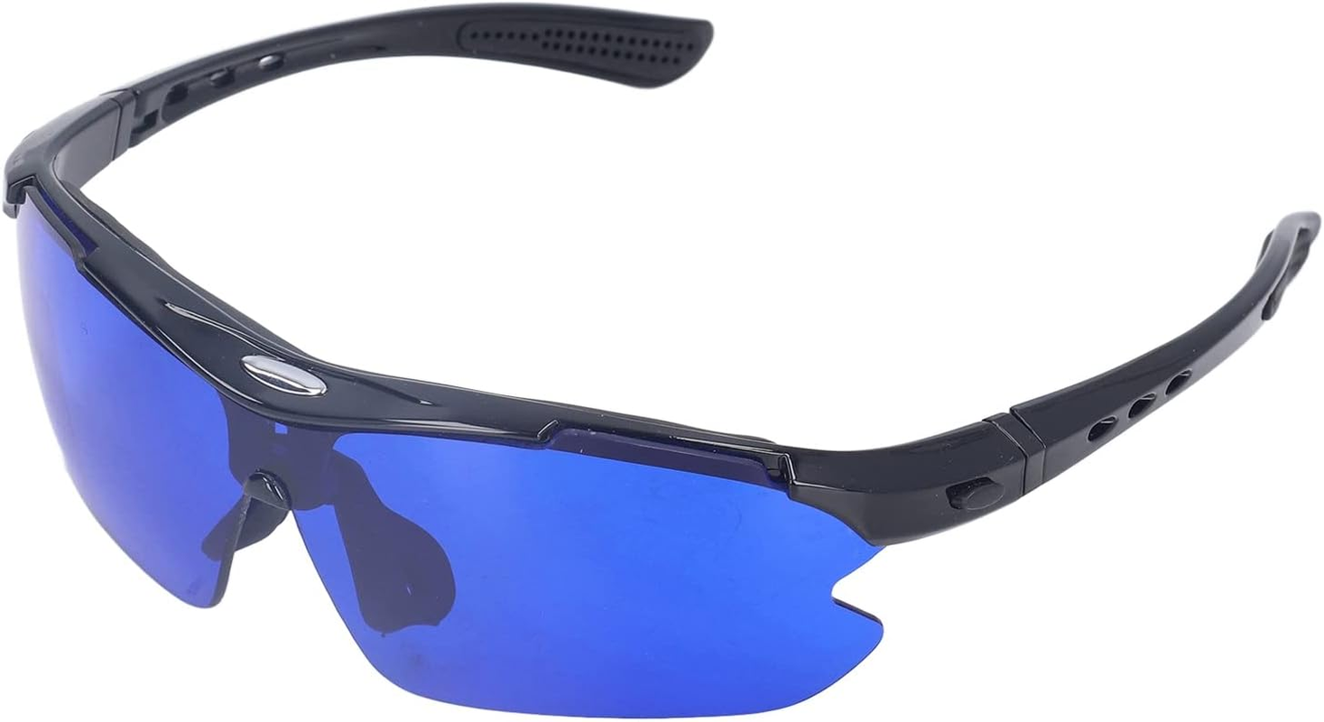 Ejoyous Golf Ball Finder Glasses, PC Material Impact-Resistant, Colored Filter Lenses Glow Vision Assist, with Cleaning Cloth & Storage Bag, Golf Lover Gift image number 2