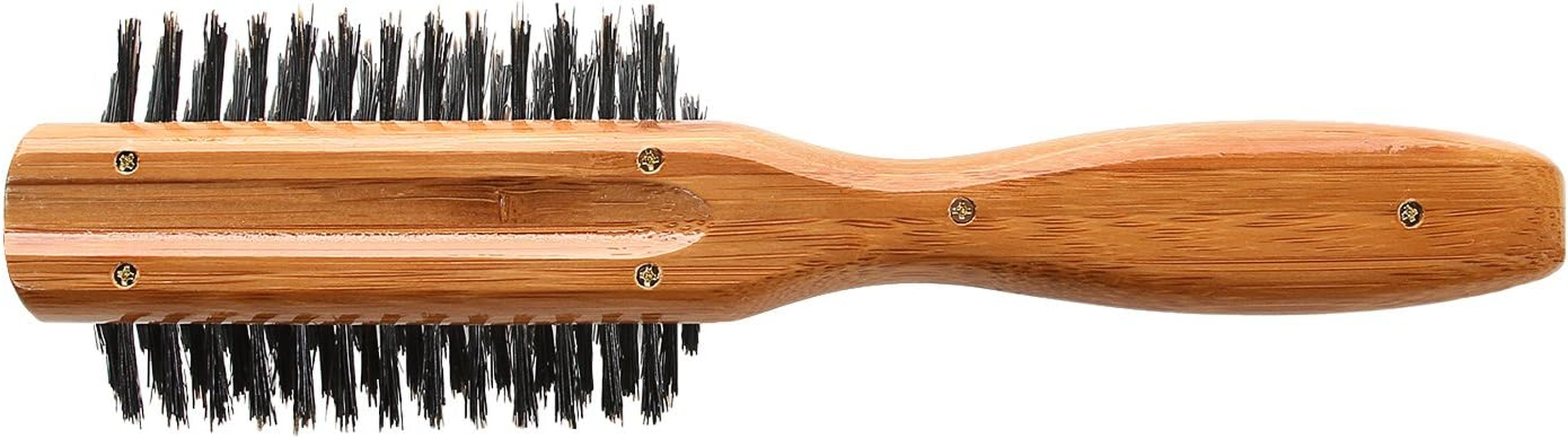 Brush - Classic Half round Style 100% Wild Boar Bristles Light Wood Handle Bass Brushes 1 Brush image number 6