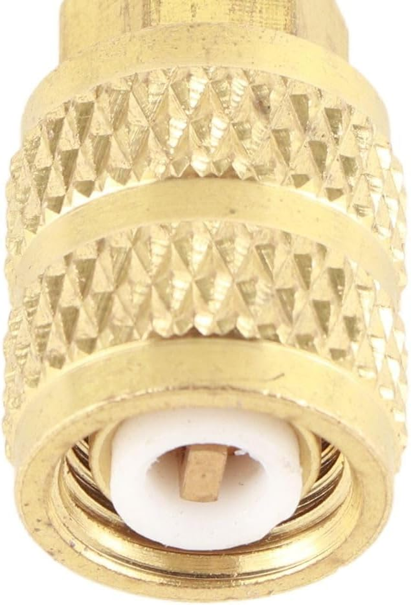 R410A A/C Adapter, 1/4'' SAE Male to 5/16'' SAE Female Connector for Mini Split HVAC Systems, Refrigeration Accessories image number 6