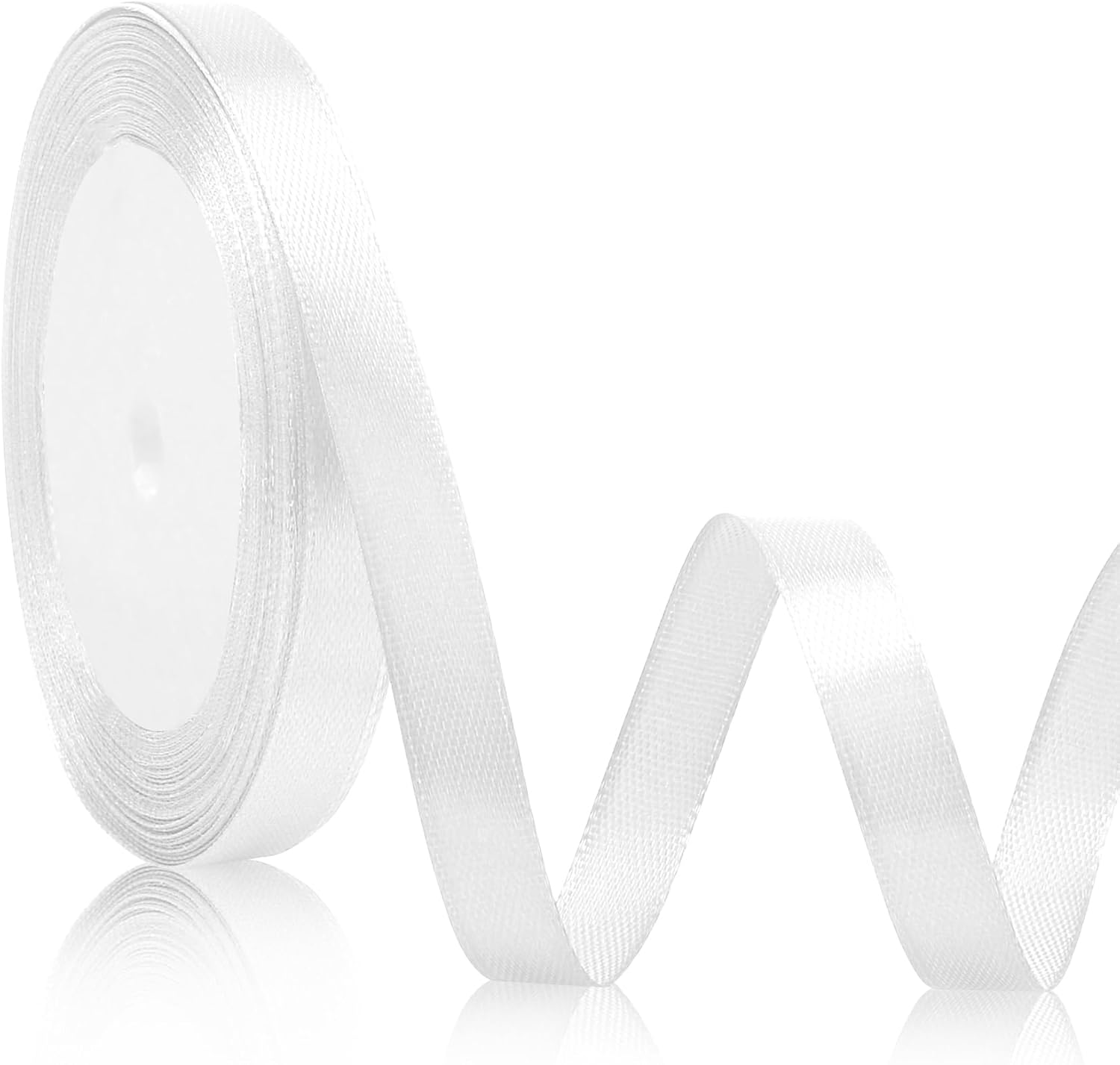 Red Ribbon for Flower Bouquet Red Satin Ribbon for Gift Wrapping 3/8 in 25 Yards Red Hair Ribbons for Women Red Gift Ribbons Red Christmas Ribbon Balloon Ribbon Lei for Invitation Floral