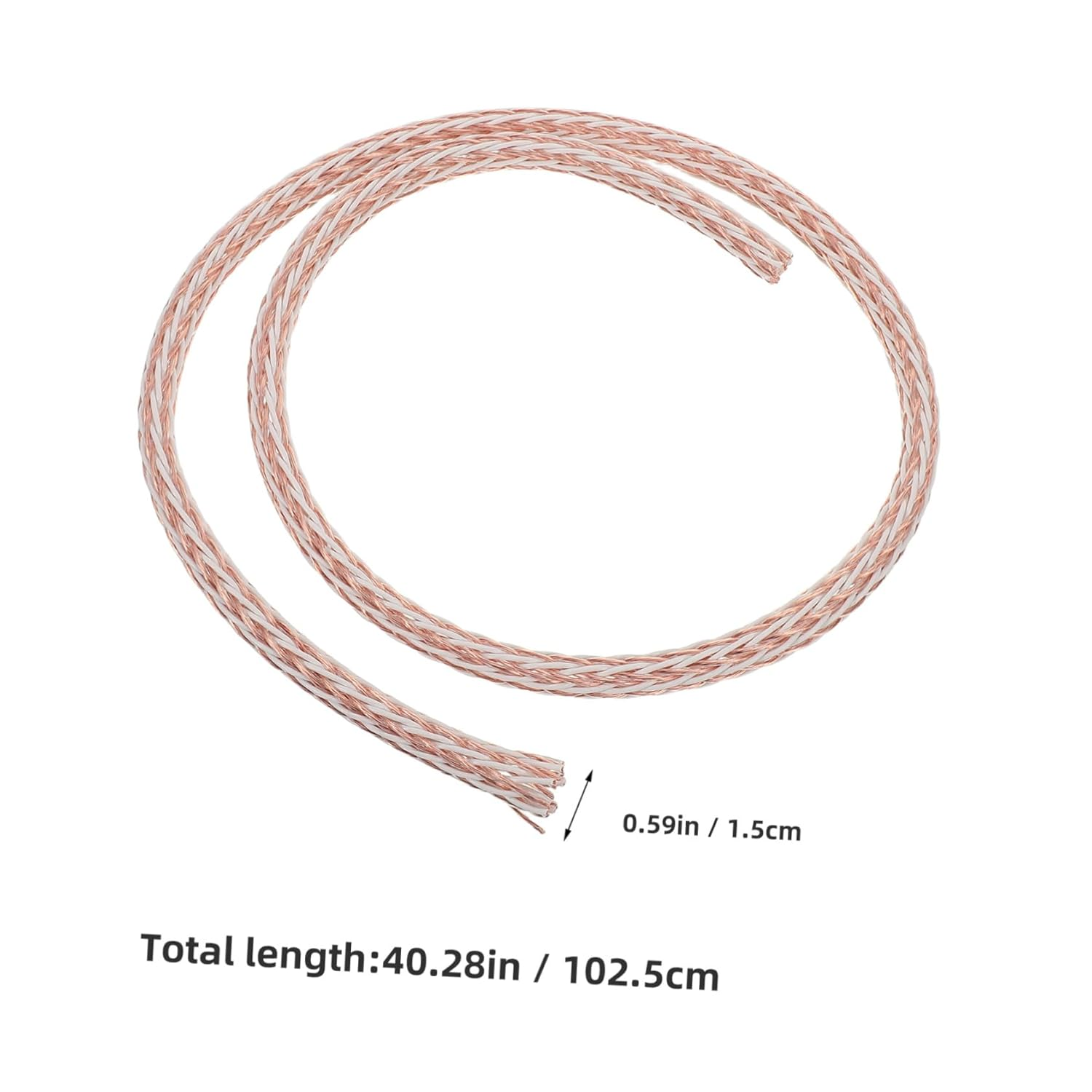 BAZEITFLOW Single Crystal Copper Speaker Wire for Hifi Audio Cable Reduces Signal Loss Enhances Clarity Speaker Cable For image number 3