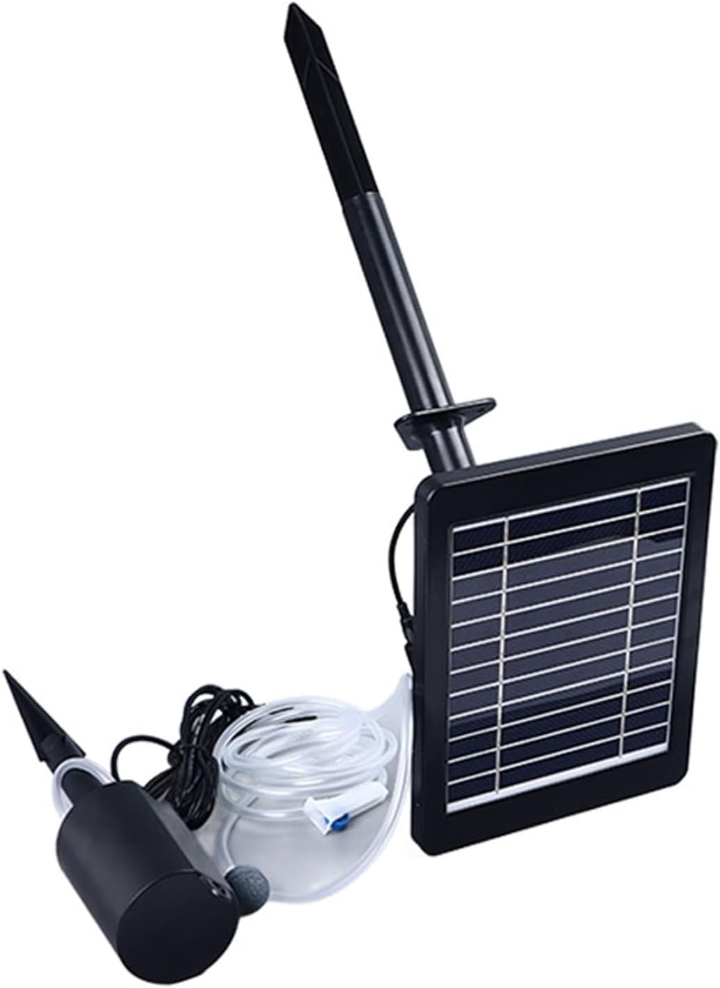 Cryfokt 3W Solar Pond Aerator with 3 Modes Oxygen Pump, Solar Oxygen Pump for Hydroponics image number 2