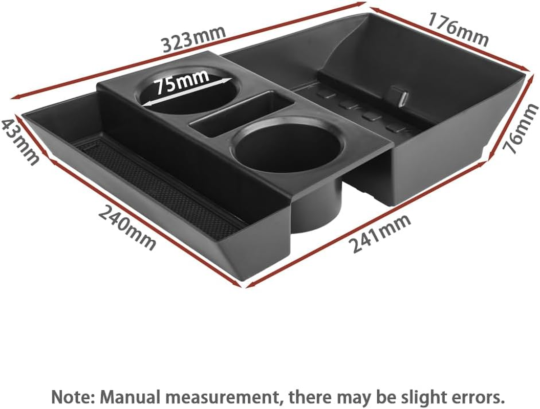 For 2024 Hyundai Santa Fe Insert Glove Pallet Organizer Center Console Armrest Storage Box Tray Santa Fe 2024 Accessories (2024 Santa Fe Lower Console Tray)