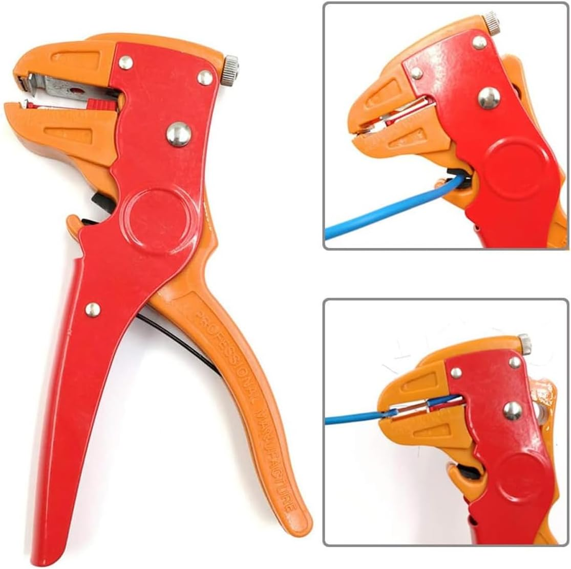 AIMALL 2In1 Multi-Function Wire Cutter & Stripper Tool 0.02In-0.24In (0.5Mm - 6.0Mm) Adjustable Precision Wire Stripping Tool with Comfortable Grip