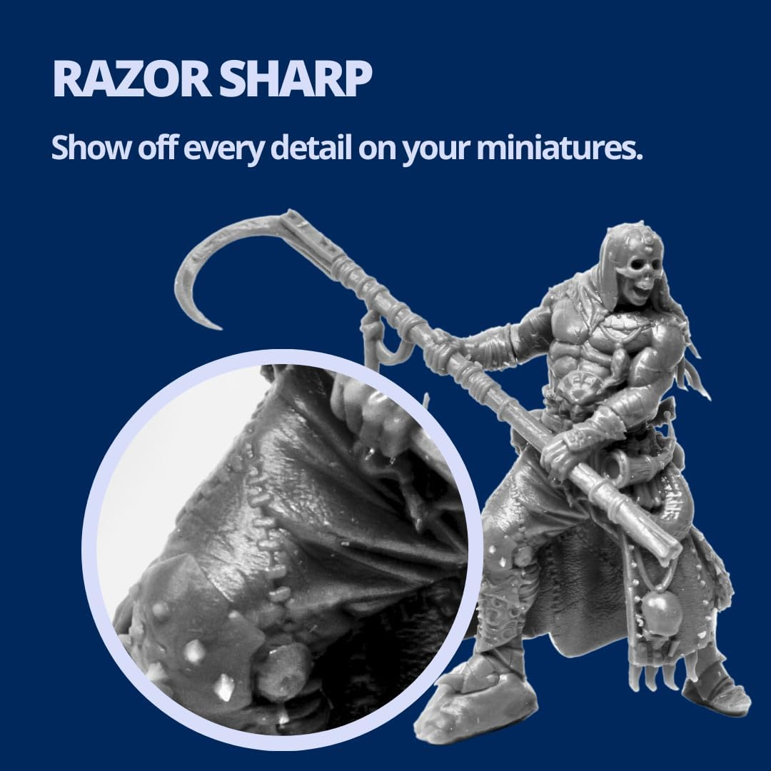 WARGAMER by Fauxhammer | Durable Tabletop Miniature Resin | Wash with Water or IPA (1Kg) | 3D Resin by Yes, That'S 3D Printed image number 4