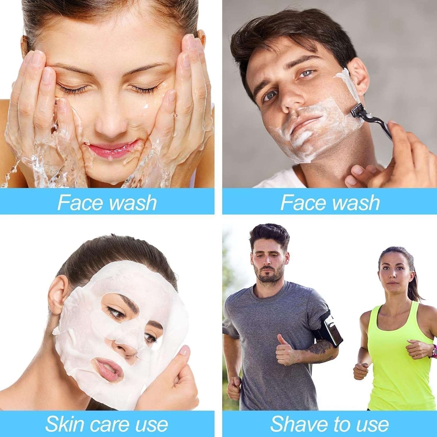 Hanyousheng 6 Pieces Metal Headband Black, Multi-Style Metal Hair Hoop, Unisex Hair Band, Hair Hoop Spring Wave Hairband, Sport Fashion Hair Band Accessories for Women and Men - Black image number 3