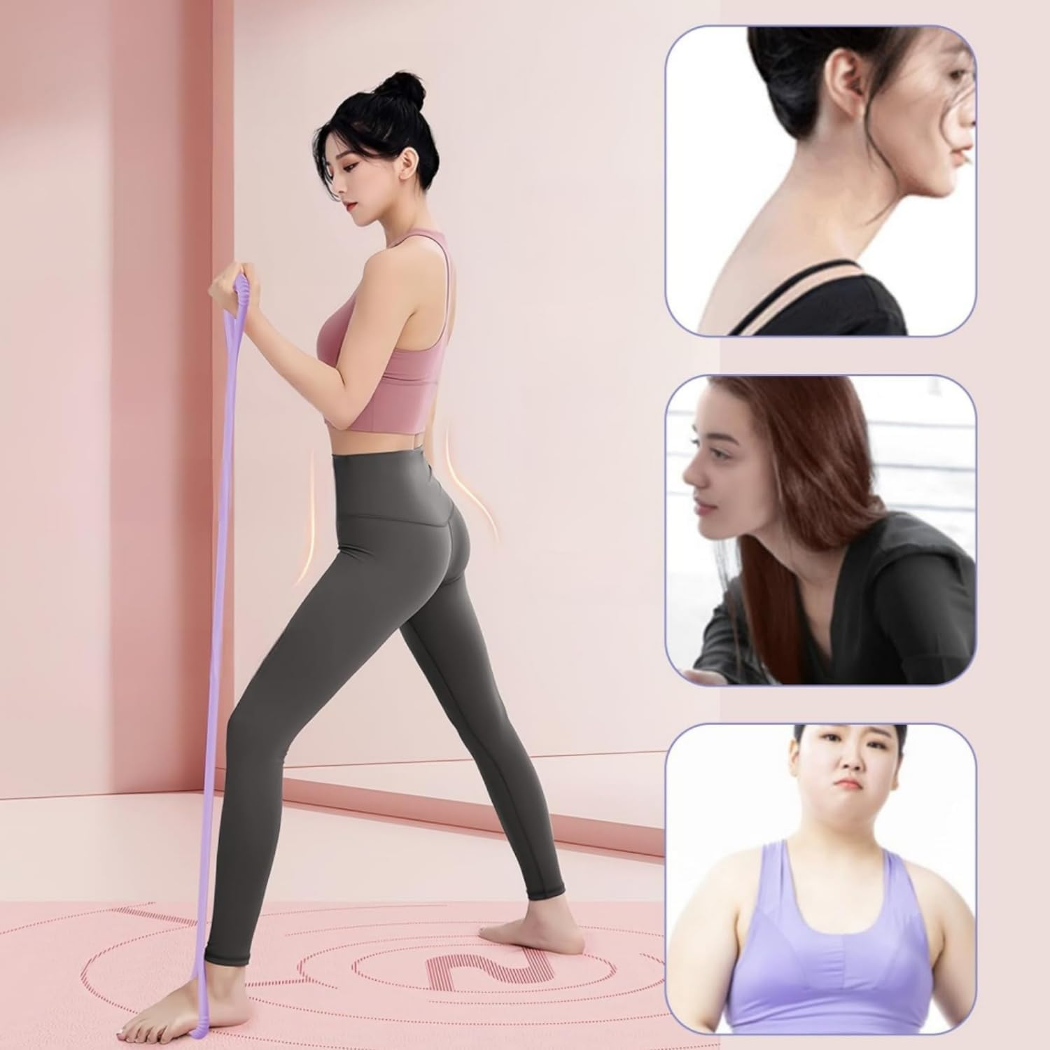 Shoyisenka the 8-Shaped Resistance Band Is Suitable for Both Men and Women and Is Ideal for Arm and Back Training - Home Fitness Equipment.