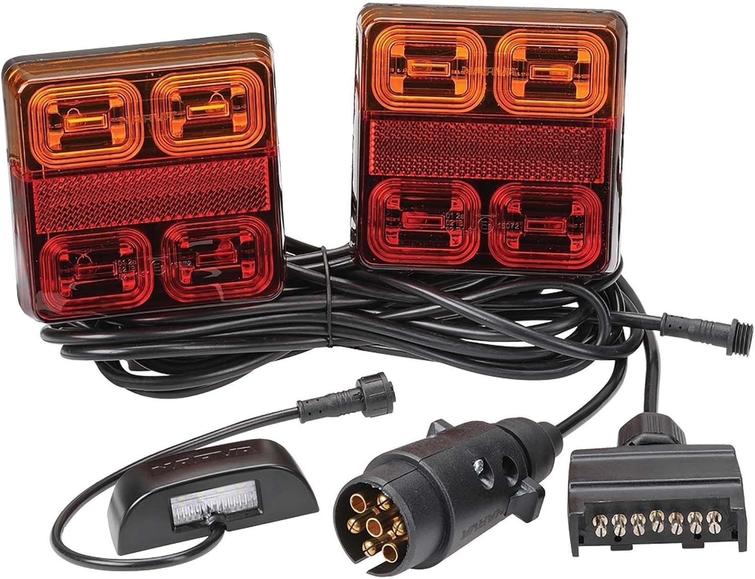 Narva 12V Model 35 LED Plug and Play Trailer Square Lamp