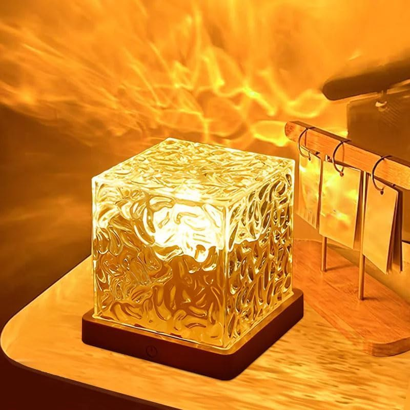 Ocean Galaxy Light Projector, 16 Color Water Ripple Projector with Remote Control, Ocean Wave Projector Light Cube,Ocean Wave Sensory for Living Room Bedroom Decor/Party Rooms image number 2