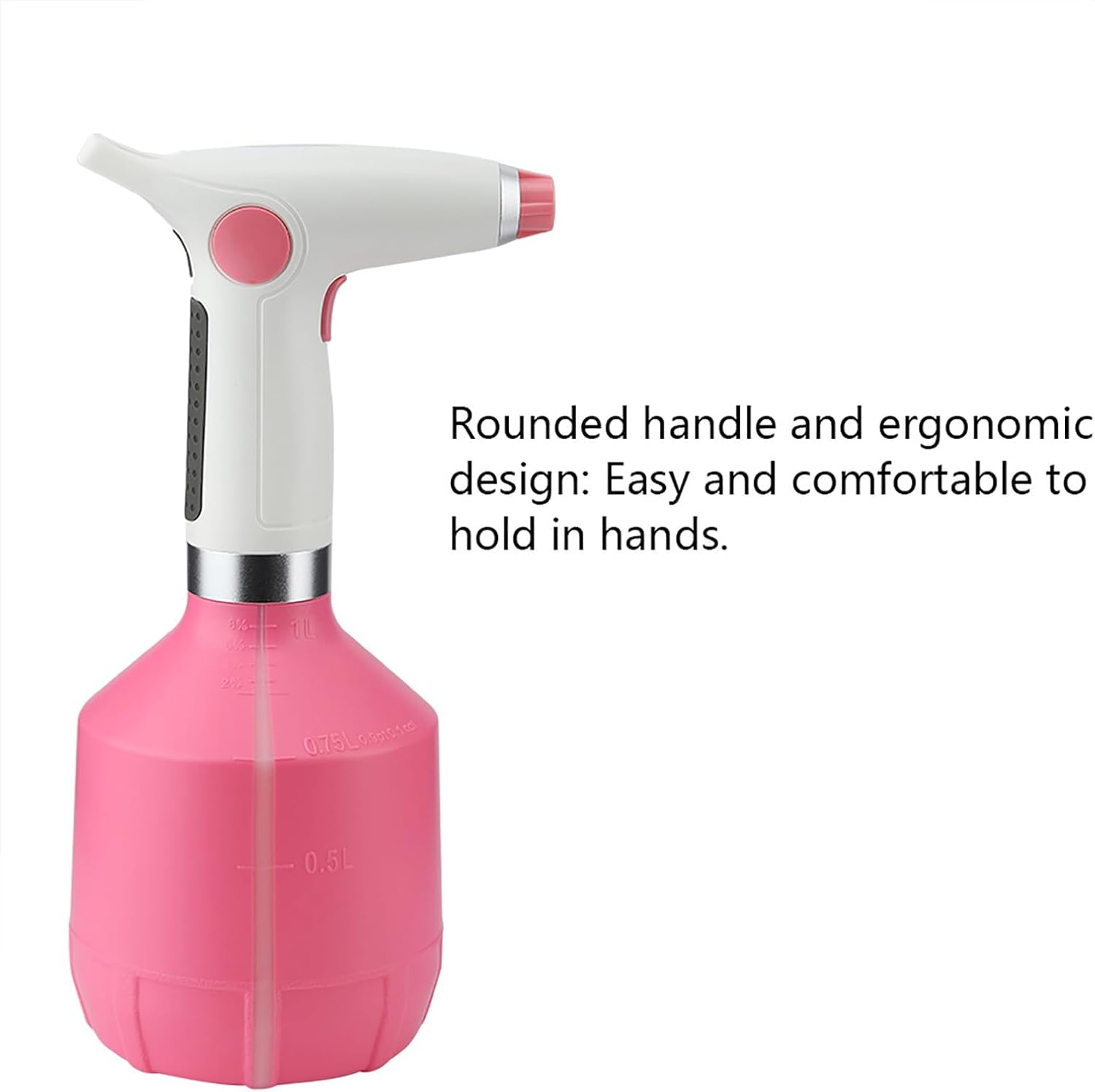 Electric Spray Bottle for Plants, 1L Watering Cans with with Adjustable Nozzle, Continuous Spray, USB Rechargeable Garden Mister Bottle for Flower Plant image number 4