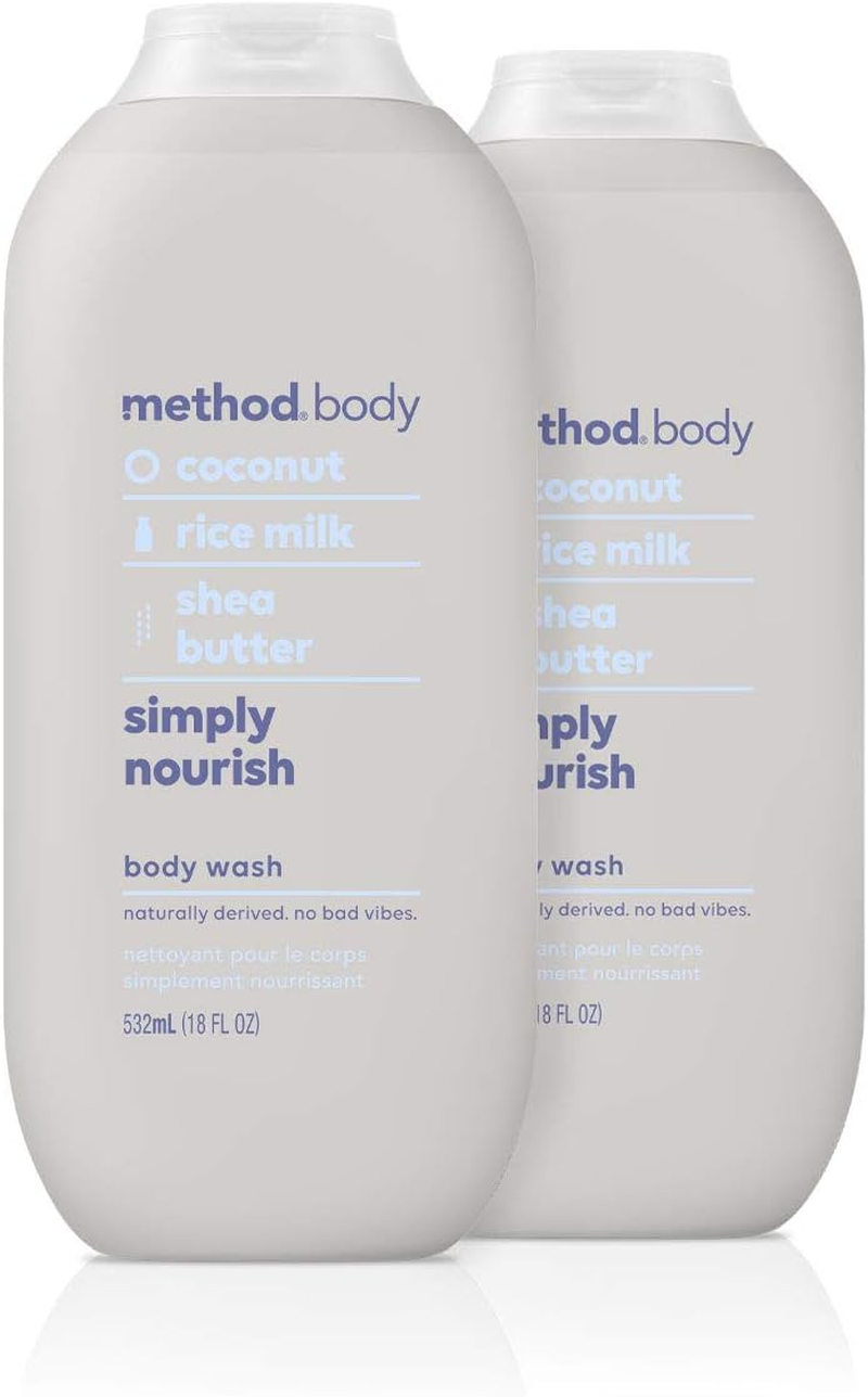 Method Body Body Wash - Simply Nourish 18 FL OZ 532 Ml - 2-PACK image number 4