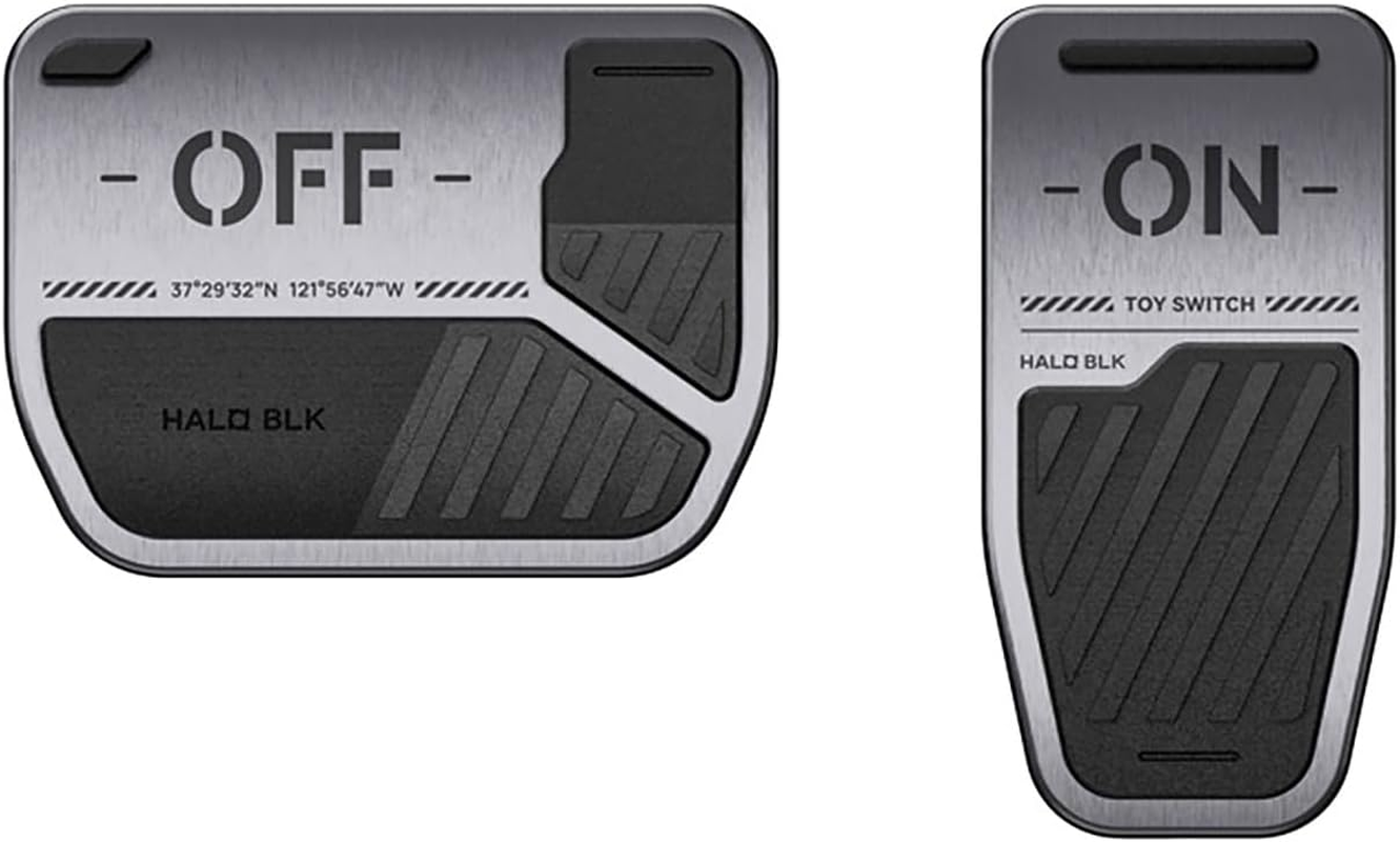 HALOBLK Non-Slip Performance Foot Pedals for Tesla Model 3 Model Y Accessories (Toy Switch) HLFP00 image number 6
