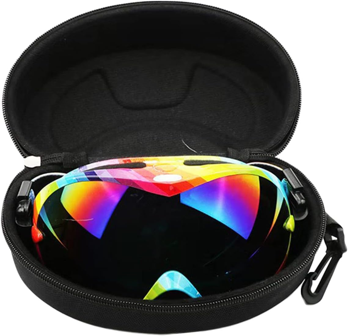 CENZICOM Large Hard Sports Glasses Case, Snow Goggles Box, Sports Glasses Storage Holder, Protective Goggle Case，2Pcs image number 6