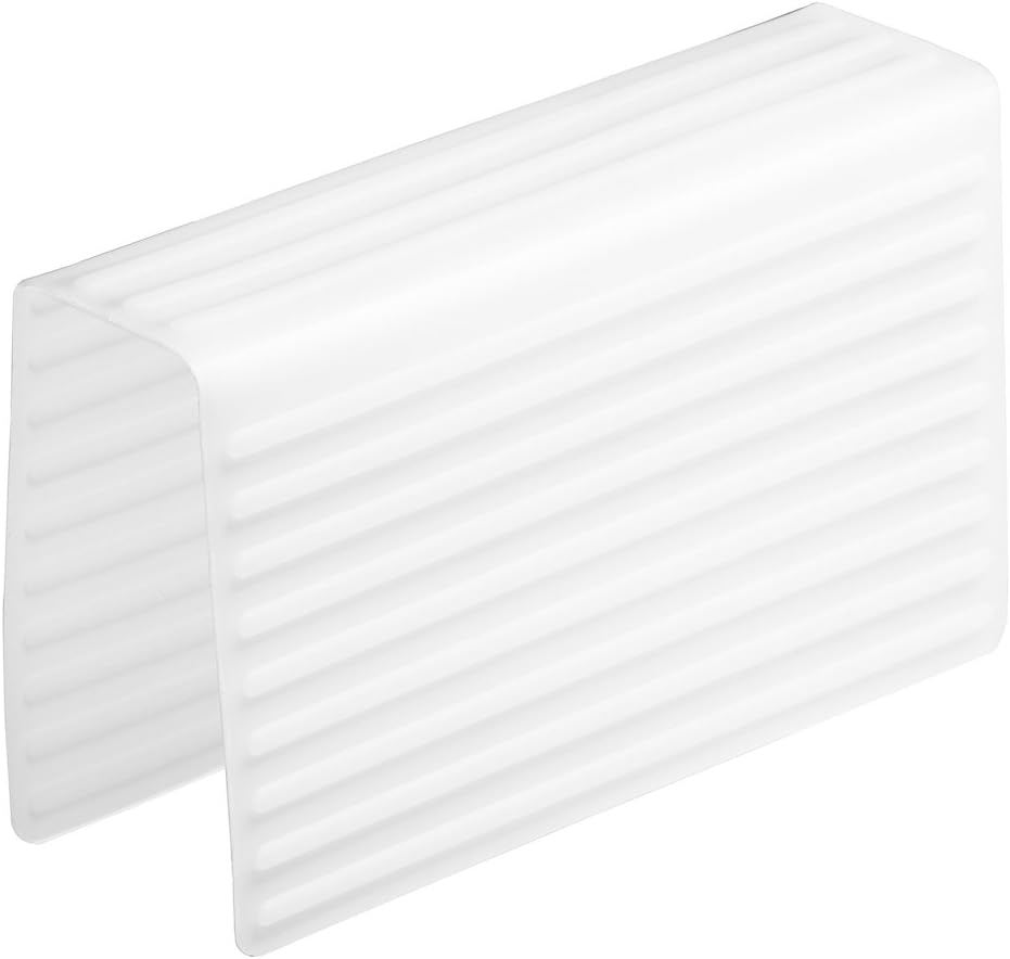 Interdesign Lineo Silicone Sink Divider Protector, Clear image number 3