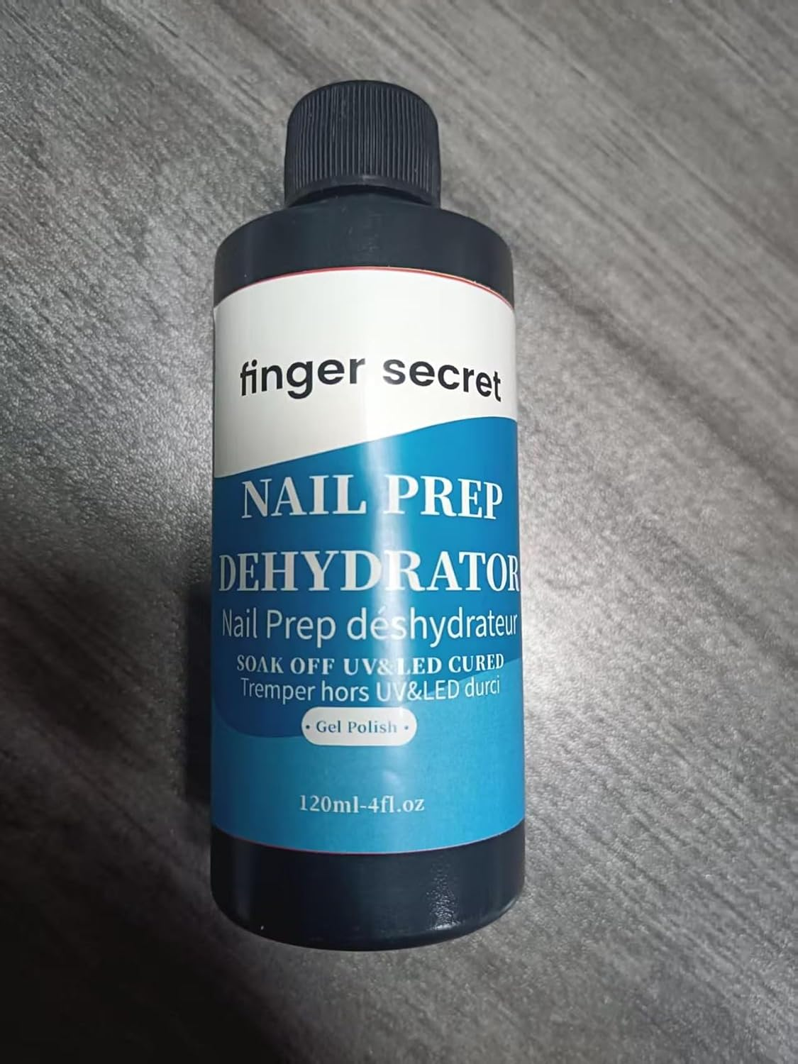 Finger Secret Nail Dehydrator,120Ml/4Fl.Oz Dehydrator Nail Prep,Professional Nail Prep Dehydrator for Gel Polish Acrylic Nails Fast Dry Natural Nail Primer Base Varnish Manicure image number 2