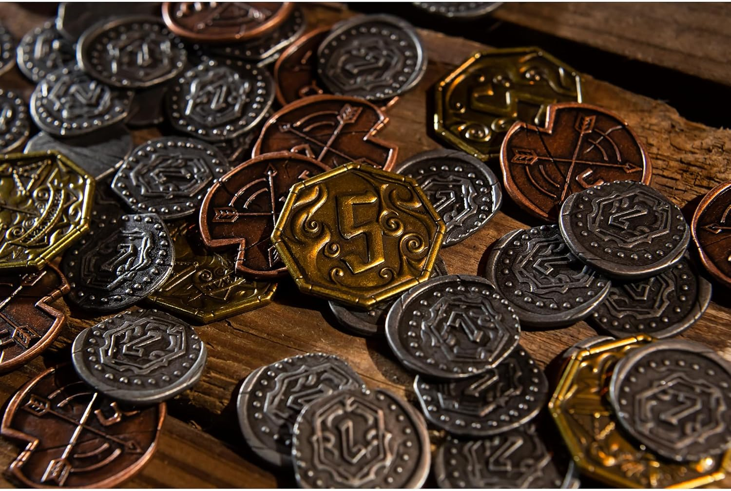 Cephalofair Gloomhaven Upgrade Metal Coins Set image number 3