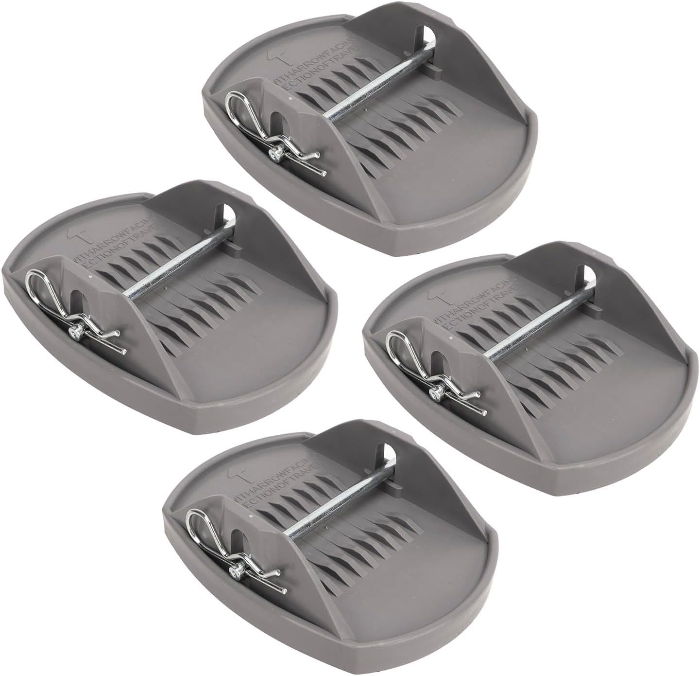 Caravan Jack Pad, 4Pcs Heavy Duty Jack Pads Set Load Dispersion, Prevent Sinking, Proof, Practical Accessories for Caravan RV image number 5