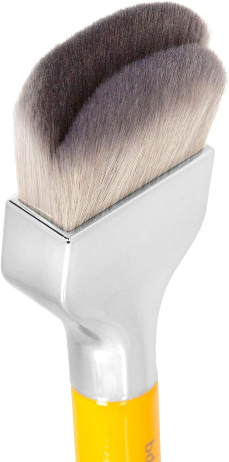 Bdellium Tools Professional Makeup Brush - Studio Series 972 Large Rounded Double Dome Blender - with Soft Synthetic Fibers, for Foundation Application & Blending (Yellow, 1Pc) image number 4