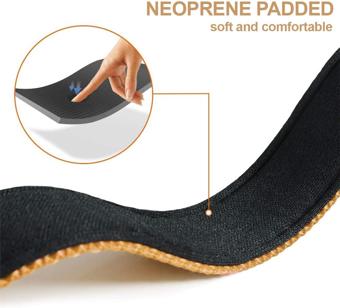 Nylon Dog Collar, Ultra Soft Dog Collar with Neoprene Padded, for Puppies, Small, Medium, Large Dogs, Brown, L image number 2