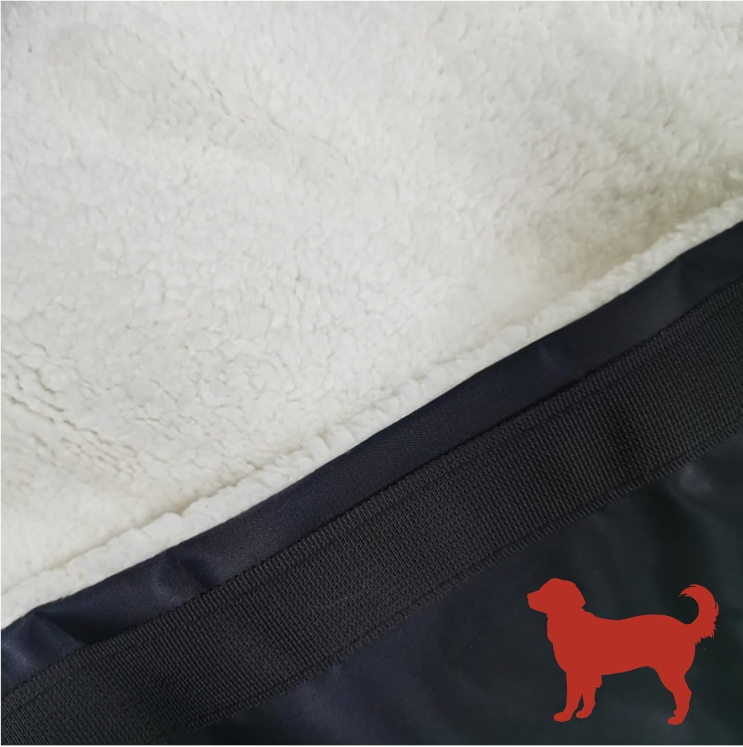 RJDJDLXM30-120 Lbs Dog Sling for Large Dogs Hind Leg Support,Dog Lift Harness for Back Legs,Helps Elderly Pet with Reduced Mobility, for Walking Canine Arthritis Rehabilitation (Black) image number 6