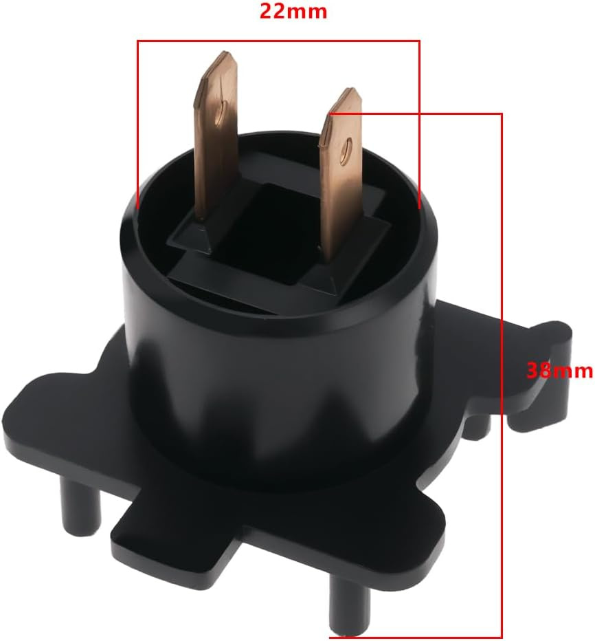 YINETTECH 2Pcs Car Headlight Socket Holder Bulb Socket Retainer Holder Adapters Tail Lamp Bulb Holder G14H51 Compatible with Mazda MX5 Miata CX7 RX-8 image number 1