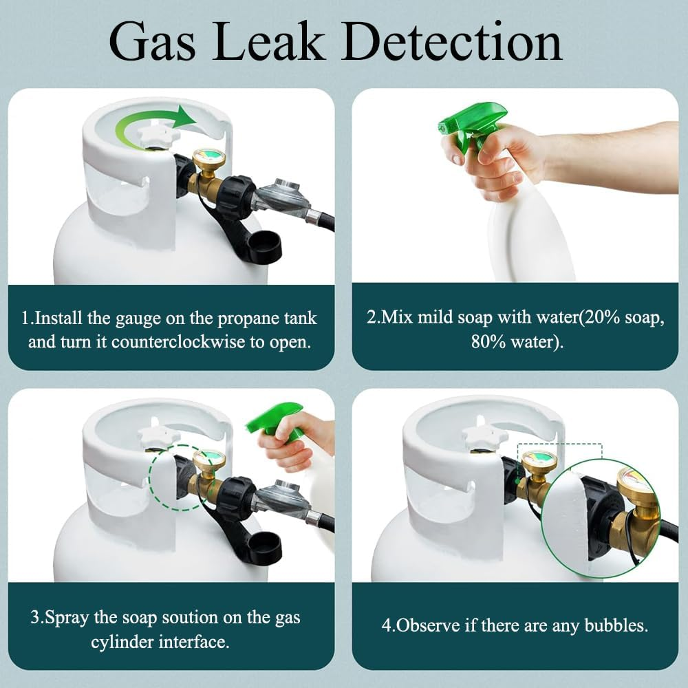 QCC1 Propane Refill Adapter, 90 Degrees Propane Refill Elbow Adapter with On-Off Control Valve, Safe Filler Fitting for Outdoor Camping Grilling image number 5